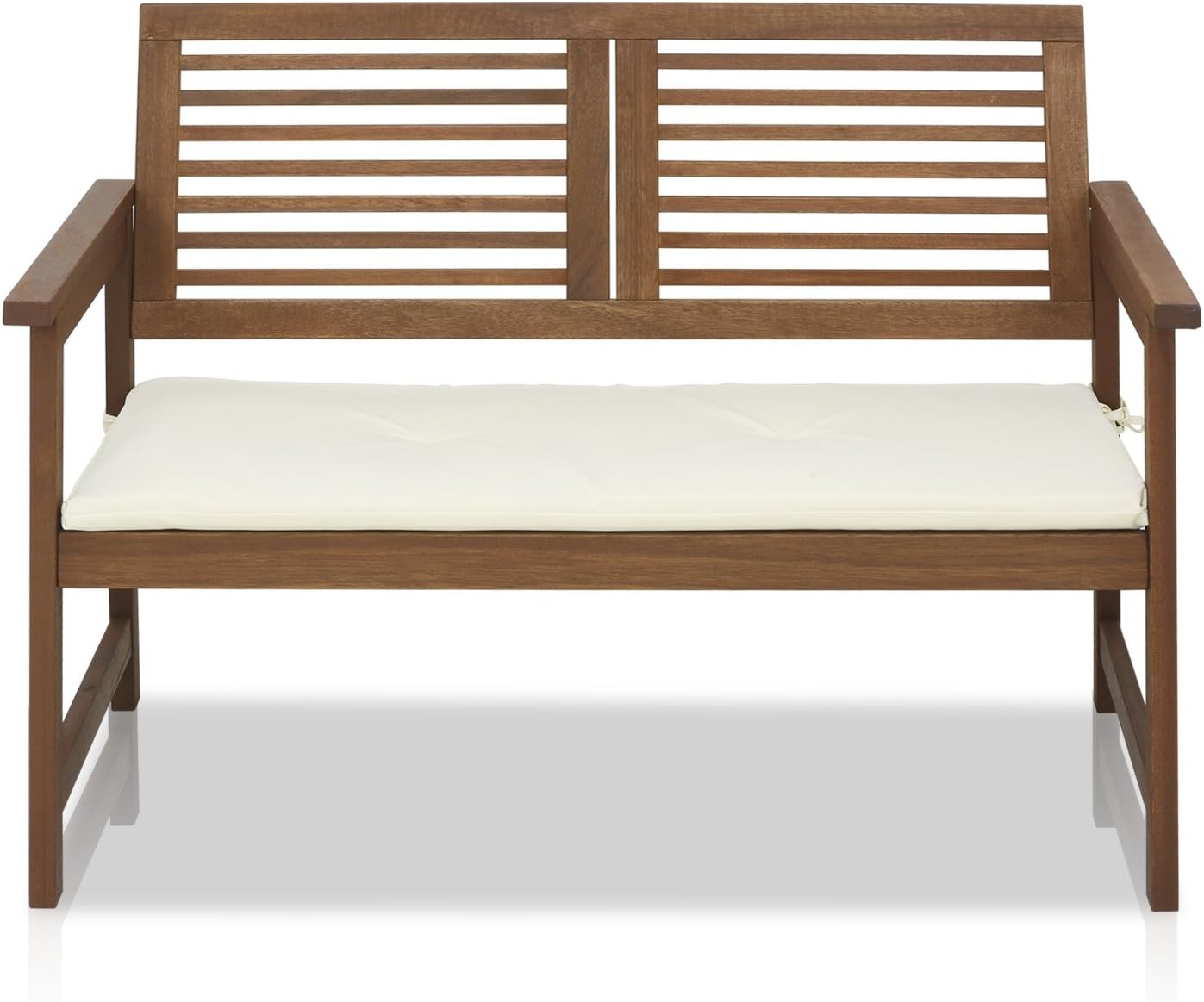 Furinno FG161167 Tioman Hardwood Outdoor Bench in Teak Oil, Natural